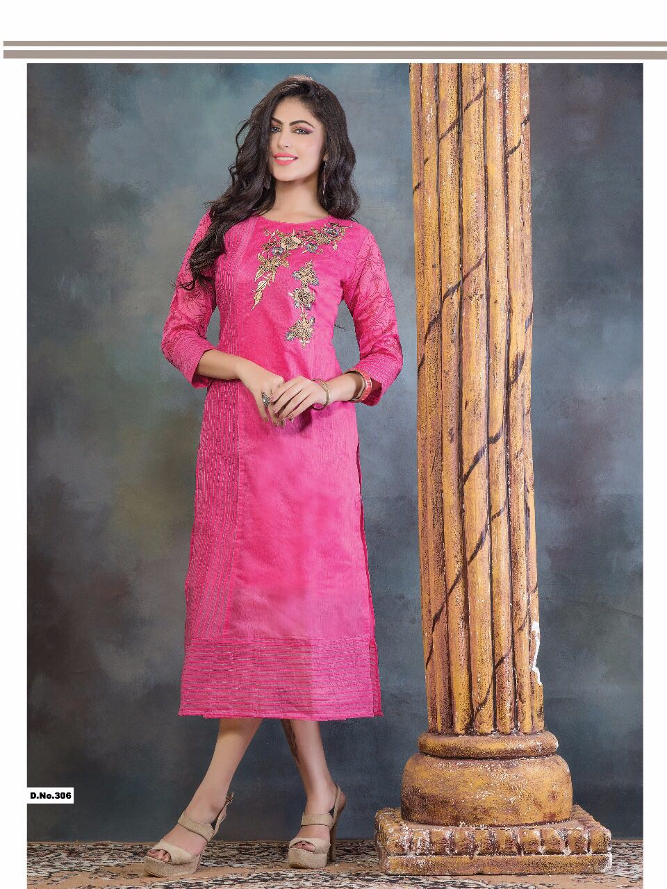Aarika By Kushal Tex 306 To 315 Series Beautiful Colorful Stylish Fancy Casual Wear & Ethnic Wear Fancy Embroidered Kurtis At Wholesale Price
