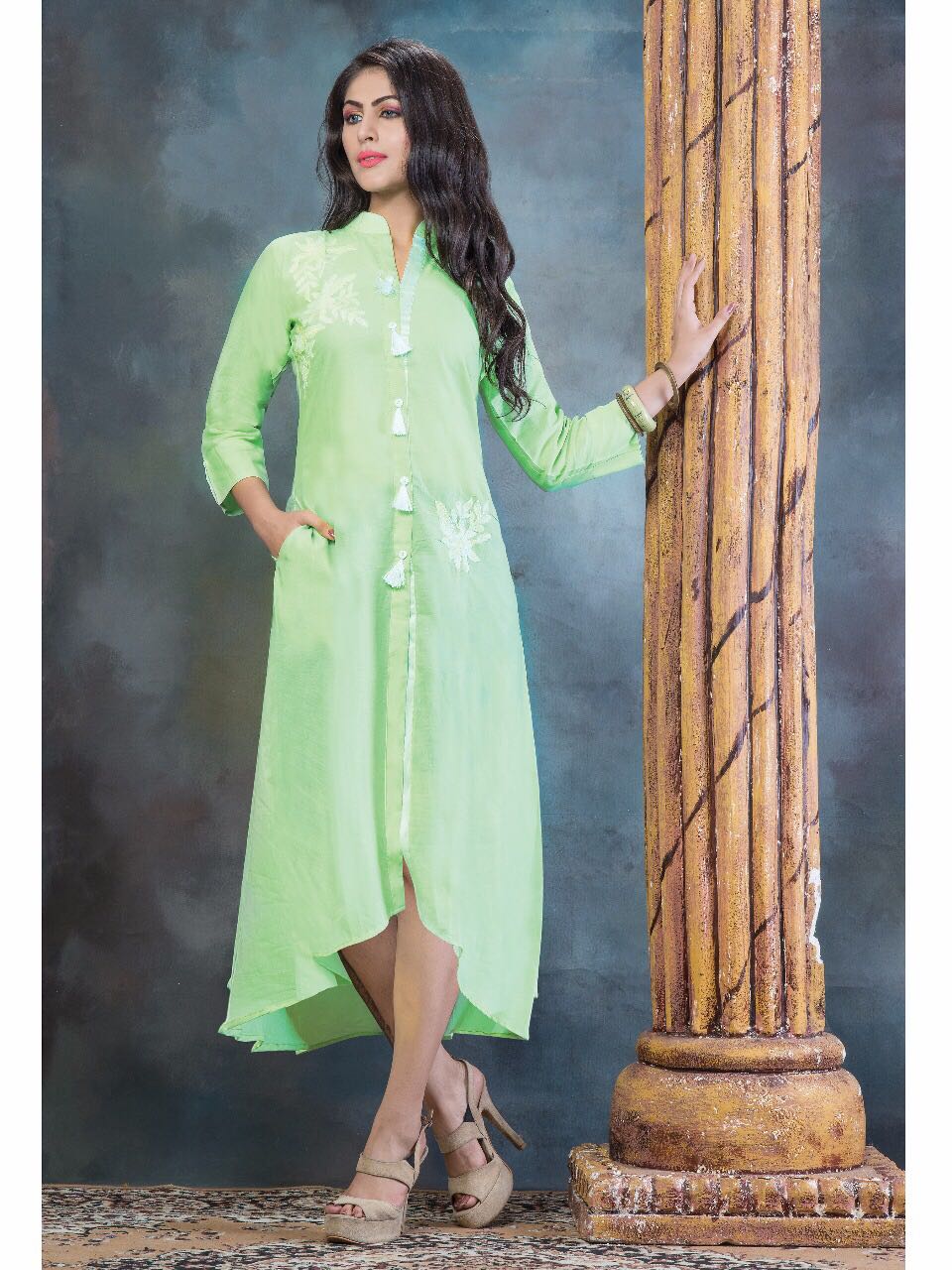 Aarika By Kushal Tex 306 To 315 Series Beautiful Colorful Stylish Fancy Casual Wear & Ethnic Wear Fancy Embroidered Kurtis At Wholesale Price