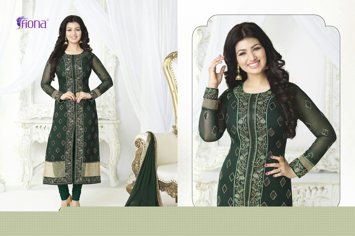 Aayesha Takia Vol-8 By Fiona 21111 To 21122 Series Bollywood Beautiful Stylish Designer Embroidered Party Wear Georgette Dresses At Wholesale Price