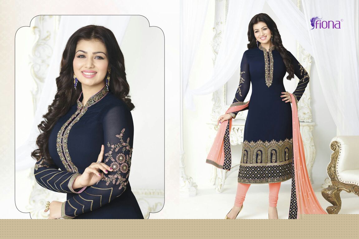 Aayesha Takia Vol-8 By Fiona 21111 To 21122 Series Bollywood Beautiful Stylish Designer Embroidered Party Wear Georgette Dresses At Wholesale Price
