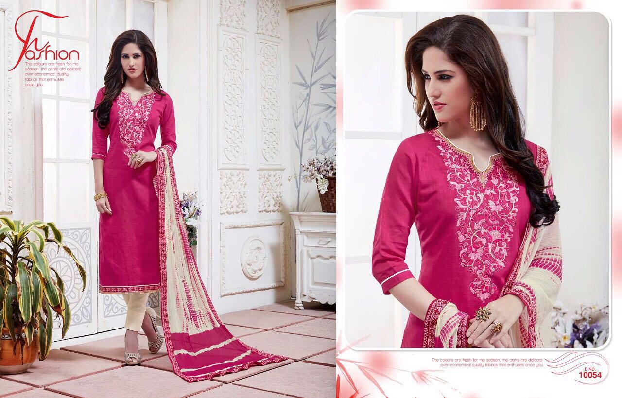 Anardana Vol-2 By Kalasth Lifestyle 10051 To 10060 Series Indian Beautiful Colorful Designer Embroidered Casual Wear And Occasional Wear Cambric Cotton Jacquard Dresses At Wholesale Price