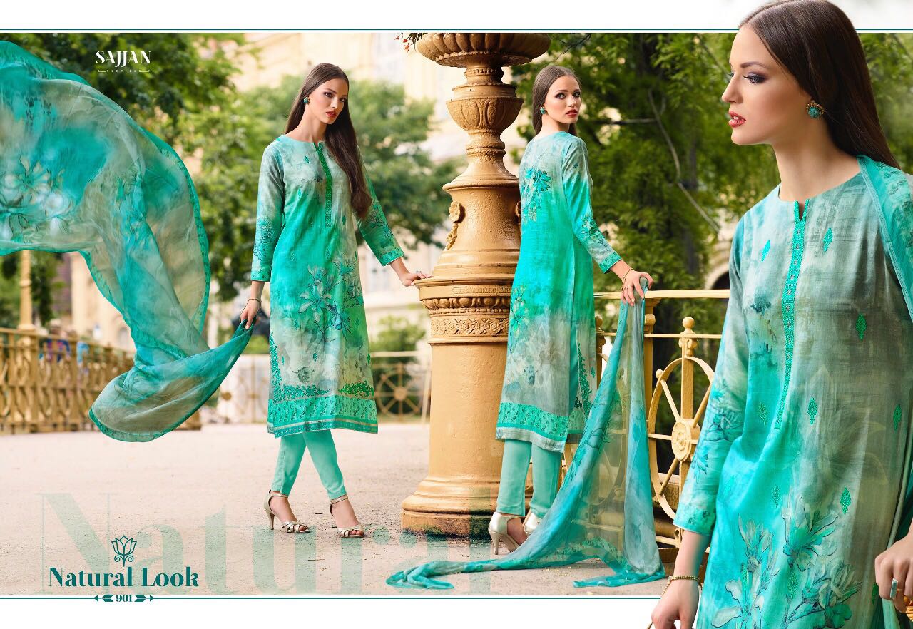 Angana By Sajjan 901 To 912 Series Designer Colorful Fancy Beautiful Ethnic Wear & Casual Wear Satin Cotton Dresses At Wholesale Price
