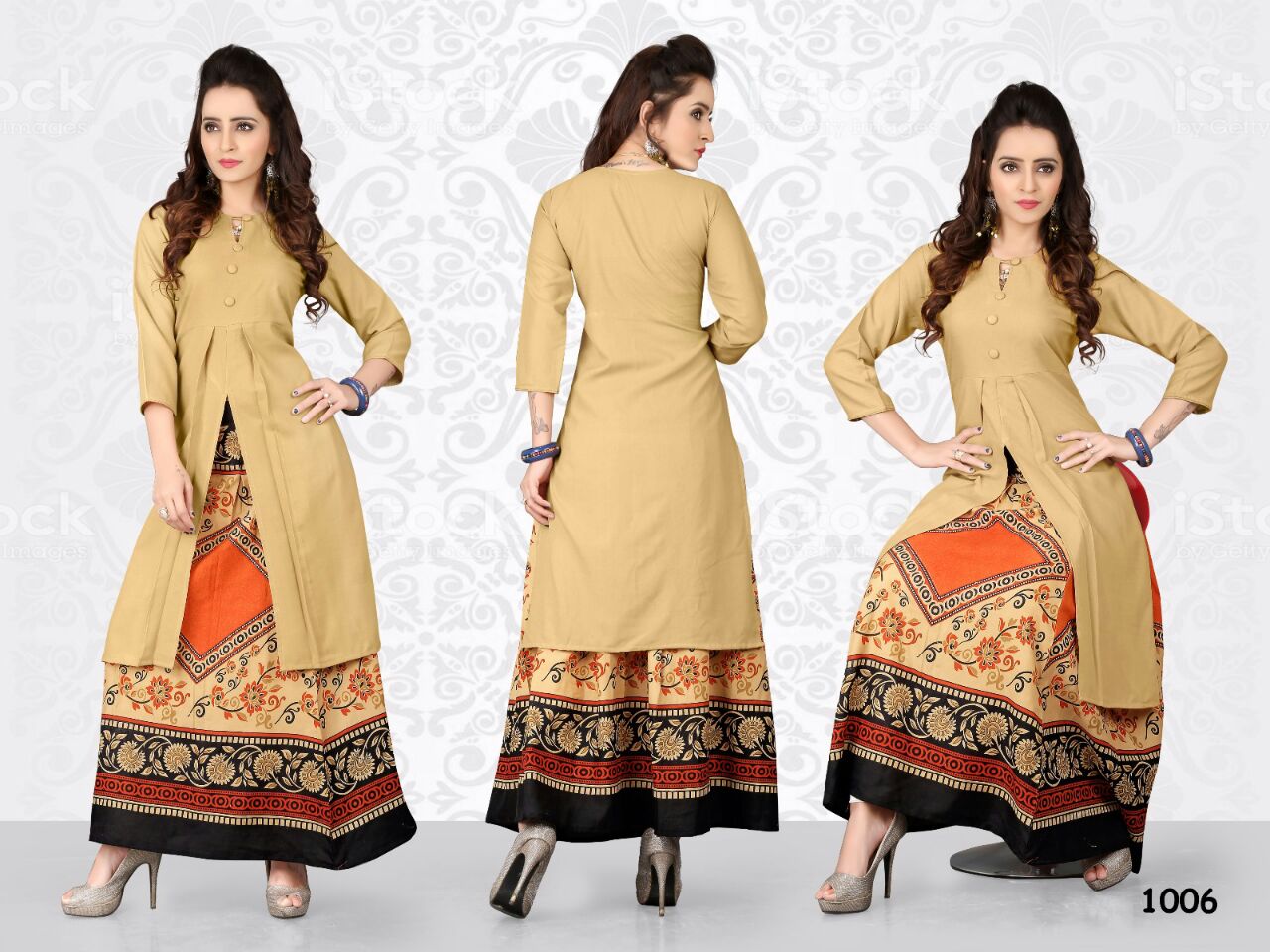 Arzoo 1001 To 1008 Series By Jugni Beautiful Colourful Stylish Fancy Pretty Party Wear Occasional Wear Casual Wear Printed Cotton Kurti At Wholesale Price