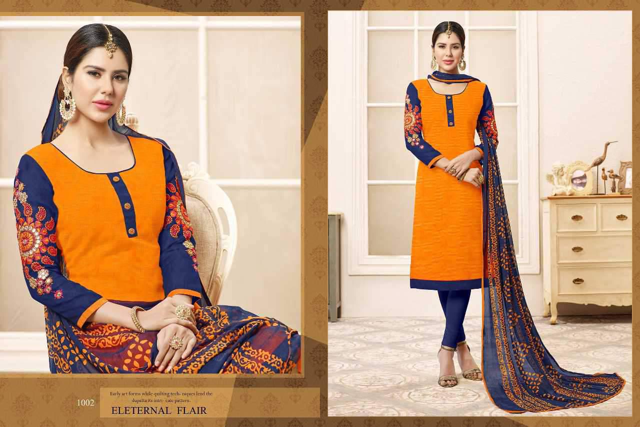 Baby Don Vol-13 By Rr Fashion 1001 To 1014 Series Beautiful Colorful Embroidered Fancy Casual Wear & Ethnic Wear Bombay Cotton Jacquard Printed Dresses At Wholesale Price