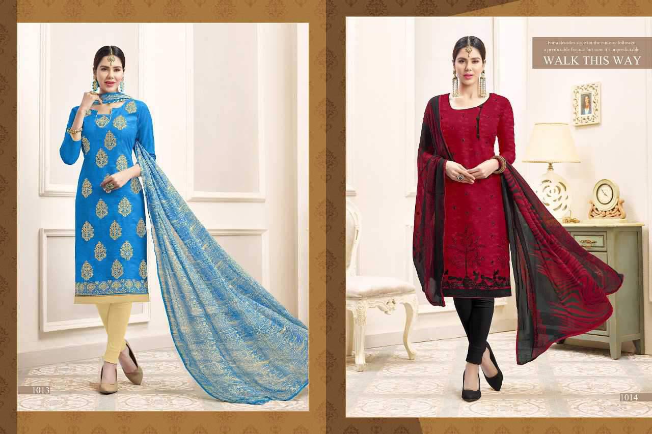 Baby Don Vol-13 By Rr Fashion 1001 To 1014 Series Beautiful Colorful Embroidered Fancy Casual Wear & Ethnic Wear Bombay Cotton Jacquard Printed Dresses At Wholesale Price