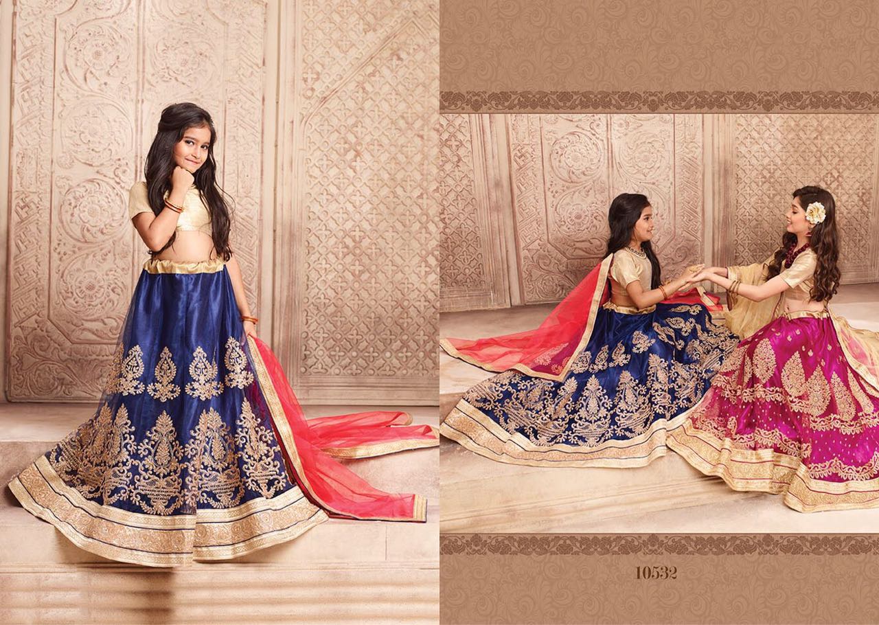 Barbie By Riddhoo Fashion 10531 To 10542 Series Beautiful Colorful Fancy Party Wear & Occasional Wear Georgette Lehengas At Wholesale Price