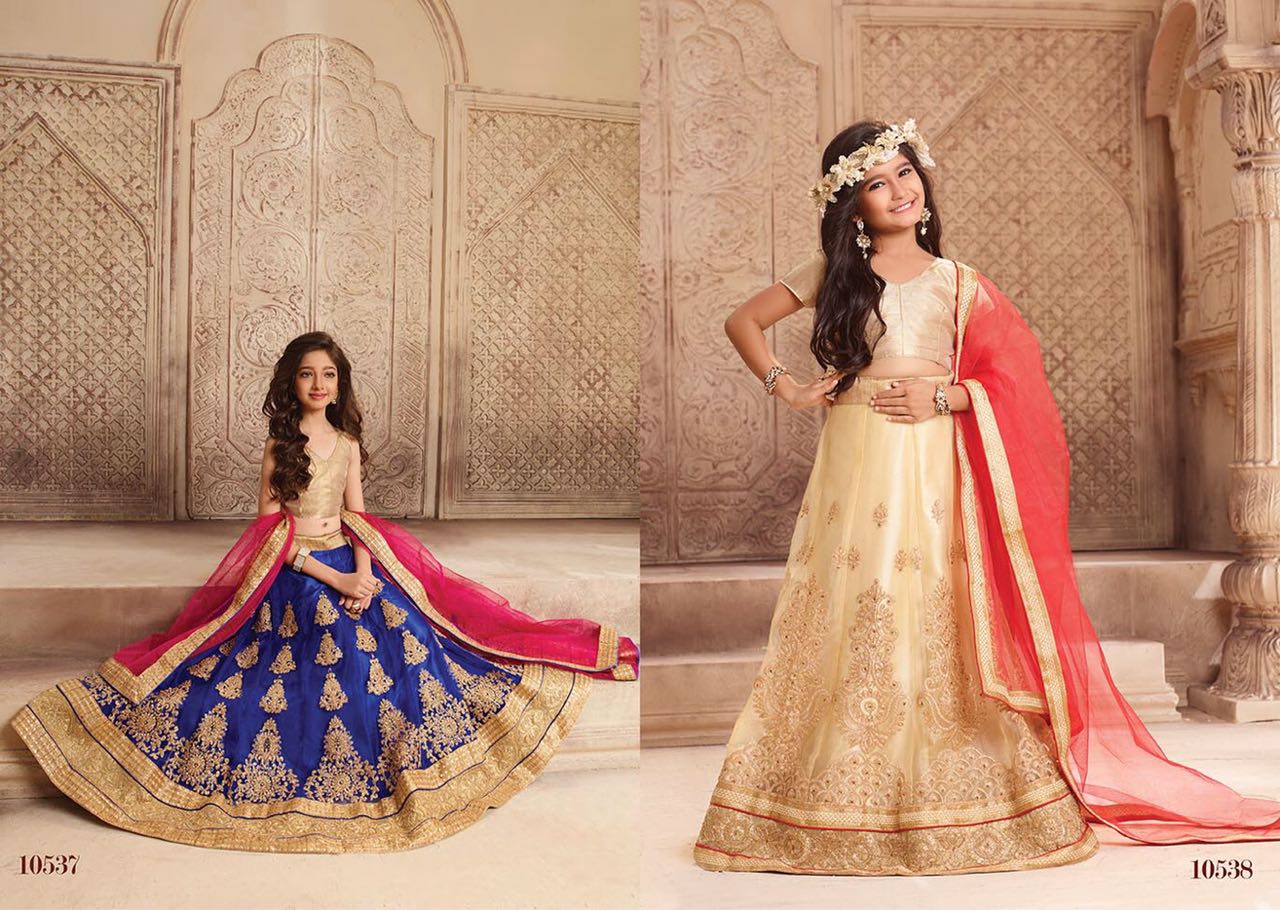 Barbie By Riddhoo Fashion 10531 To 10542 Series Beautiful Colorful Fancy Party Wear & Occasional Wear Georgette Lehengas At Wholesale Price