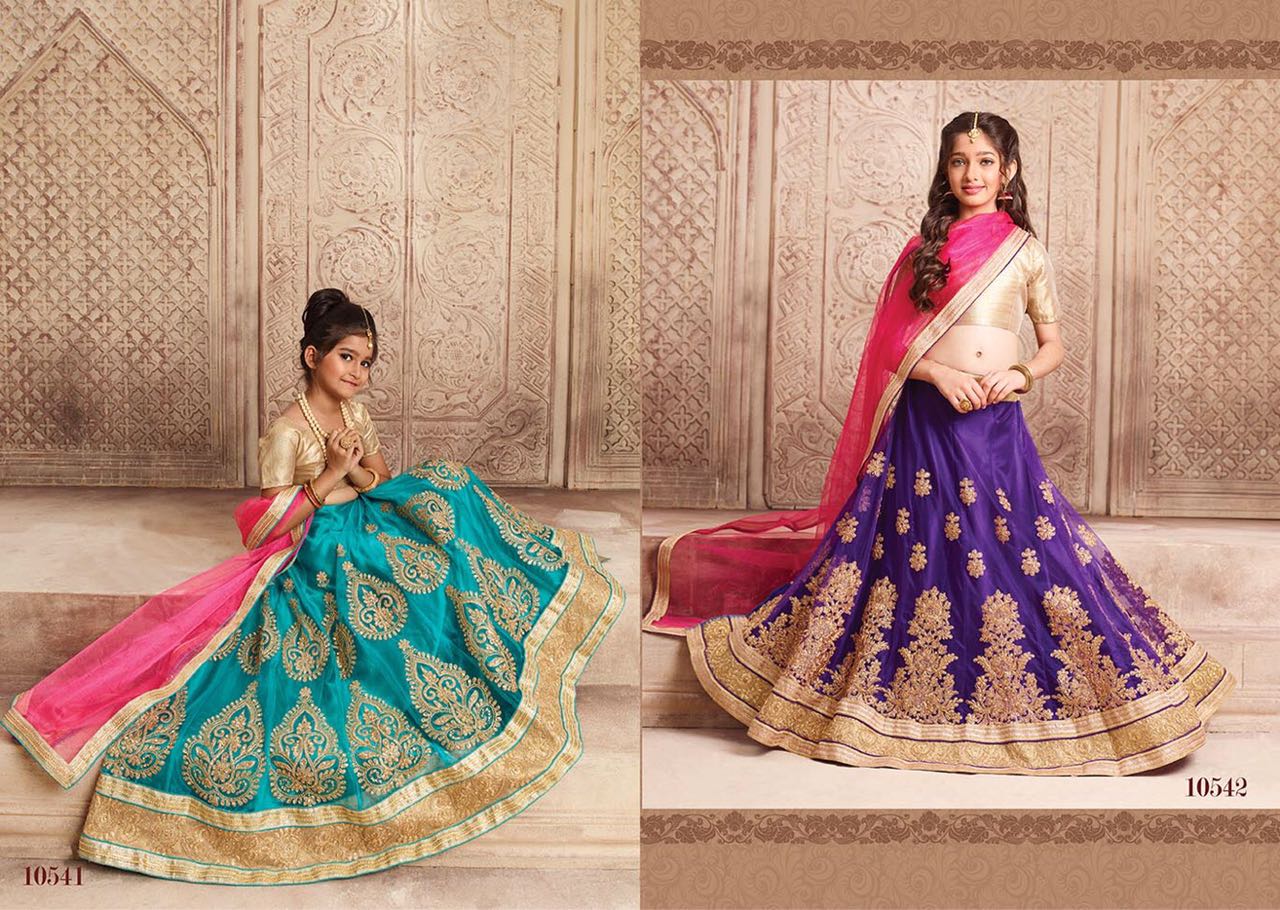 Barbie By Riddhoo Fashion 10531 To 10542 Series Beautiful Colorful Fancy Party Wear & Occasional Wear Georgette Lehengas At Wholesale Price