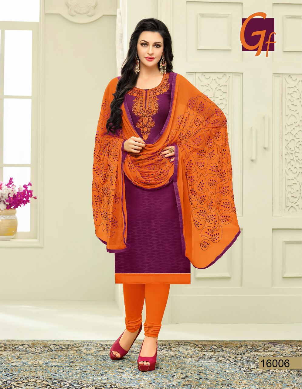 Barfi By Ganesh Fashion 16002 To 16017 Series Indian Beautiful Stylish Colorful Party Wear & Occasional Wear Cotton Embroidery Dresses At Wholesale Price