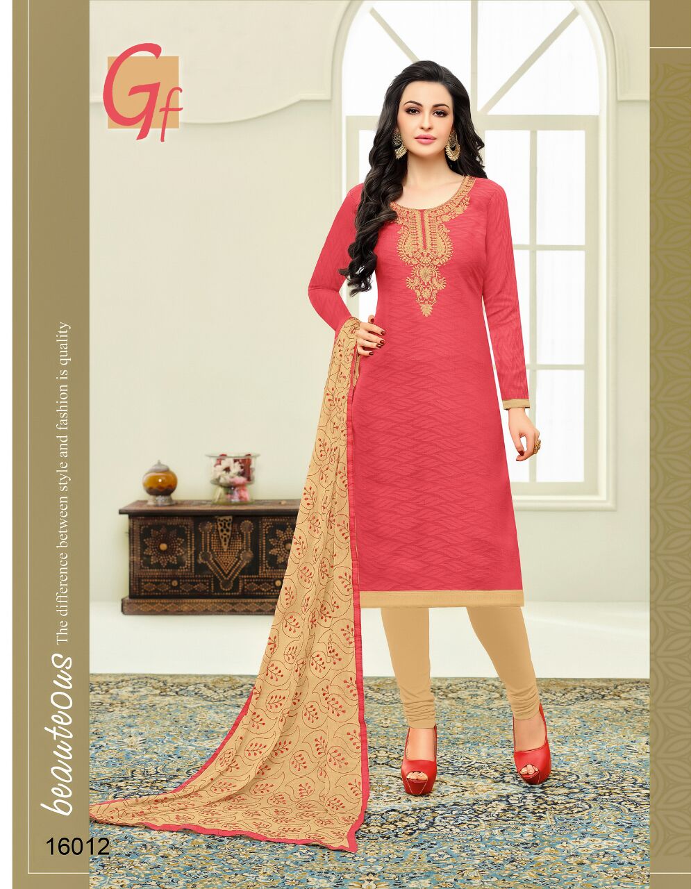 Barfi By Ganesh Fashion 16002 To 16017 Series Indian Beautiful Stylish Colorful Party Wear & Occasional Wear Cotton Embroidery Dresses At Wholesale Price