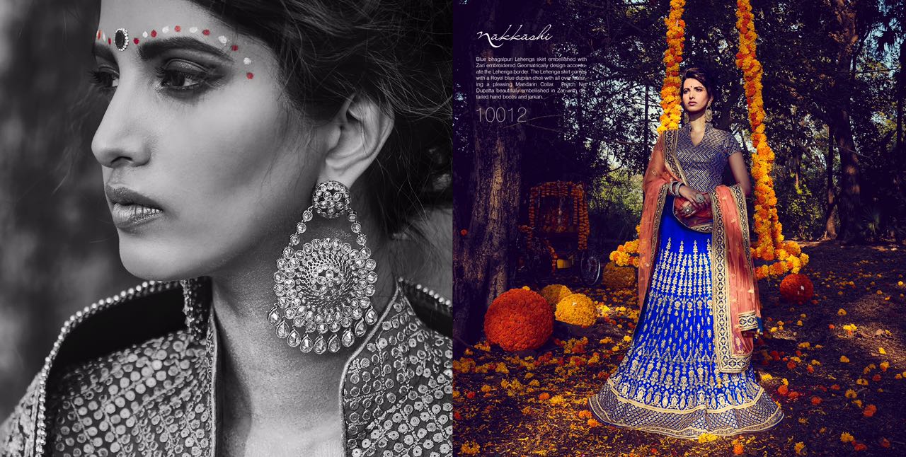 Bridal Carnival By Nakkashi 10007 To 10015 Series Indian Traditional Beautiful Stylish Designer Heavy Embroidered Party Wear Fancy Lehengas At Wholesale Price