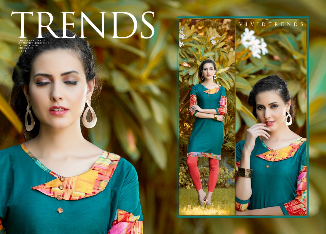 Crystal By Sweety Fashion 1001 To 1012 Series Stylish Beautiful Designer Colorful Casual Wear & Ready To Wear Cambric Cotton Kurtis At Wholesale Price