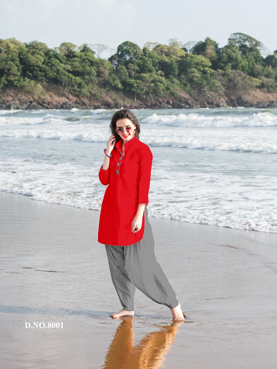 Dangal By Prime 8001 To 8004 Series Stylish Beautiful Colorful Fancy Casual Wear & Ready To Wear Cotton Kurtis At Wholesale Price