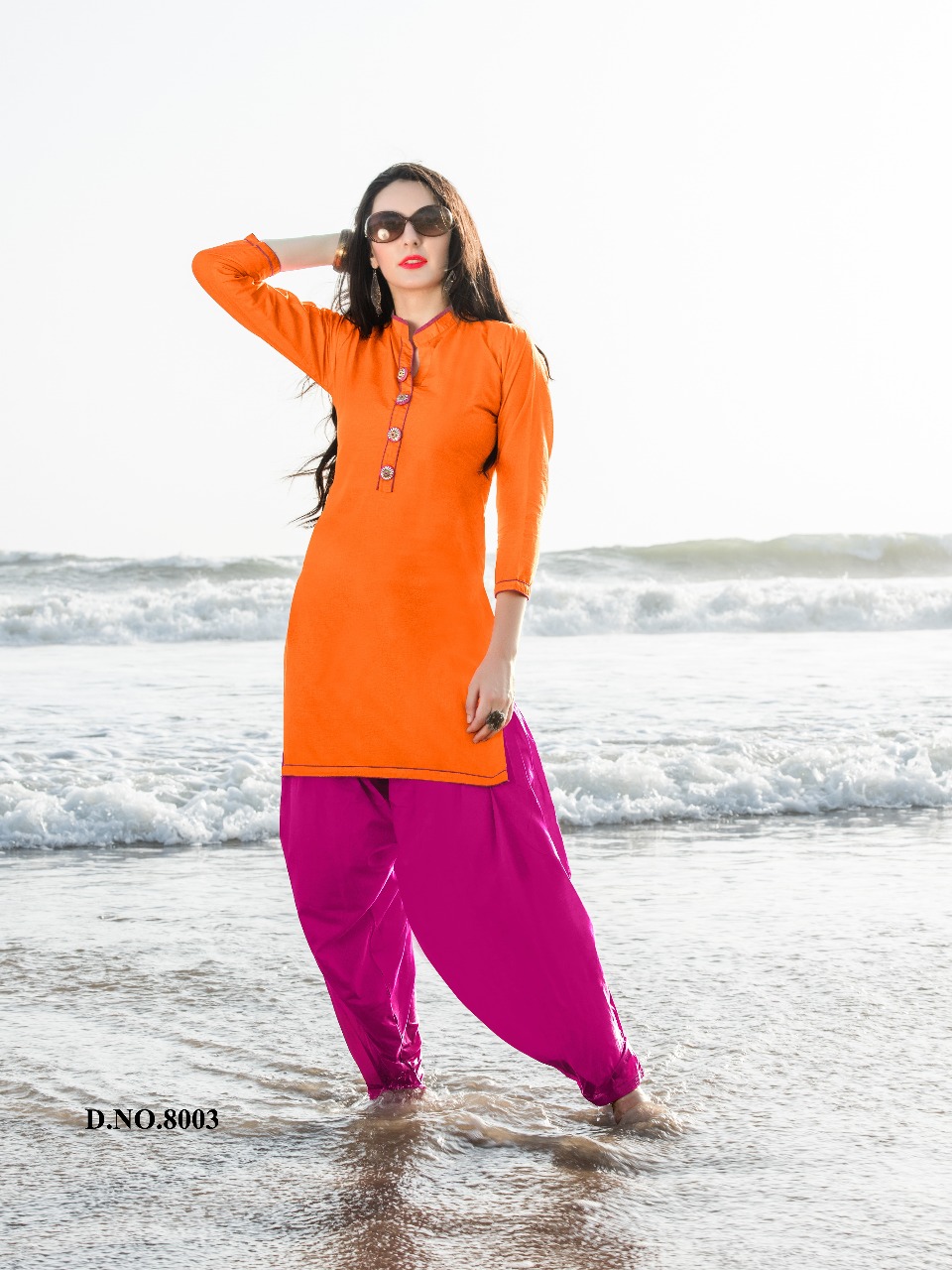 Dangal By Prime 8001 To 8004 Series Stylish Beautiful Colorful Fancy Casual Wear & Ready To Wear Cotton Kurtis At Wholesale Price