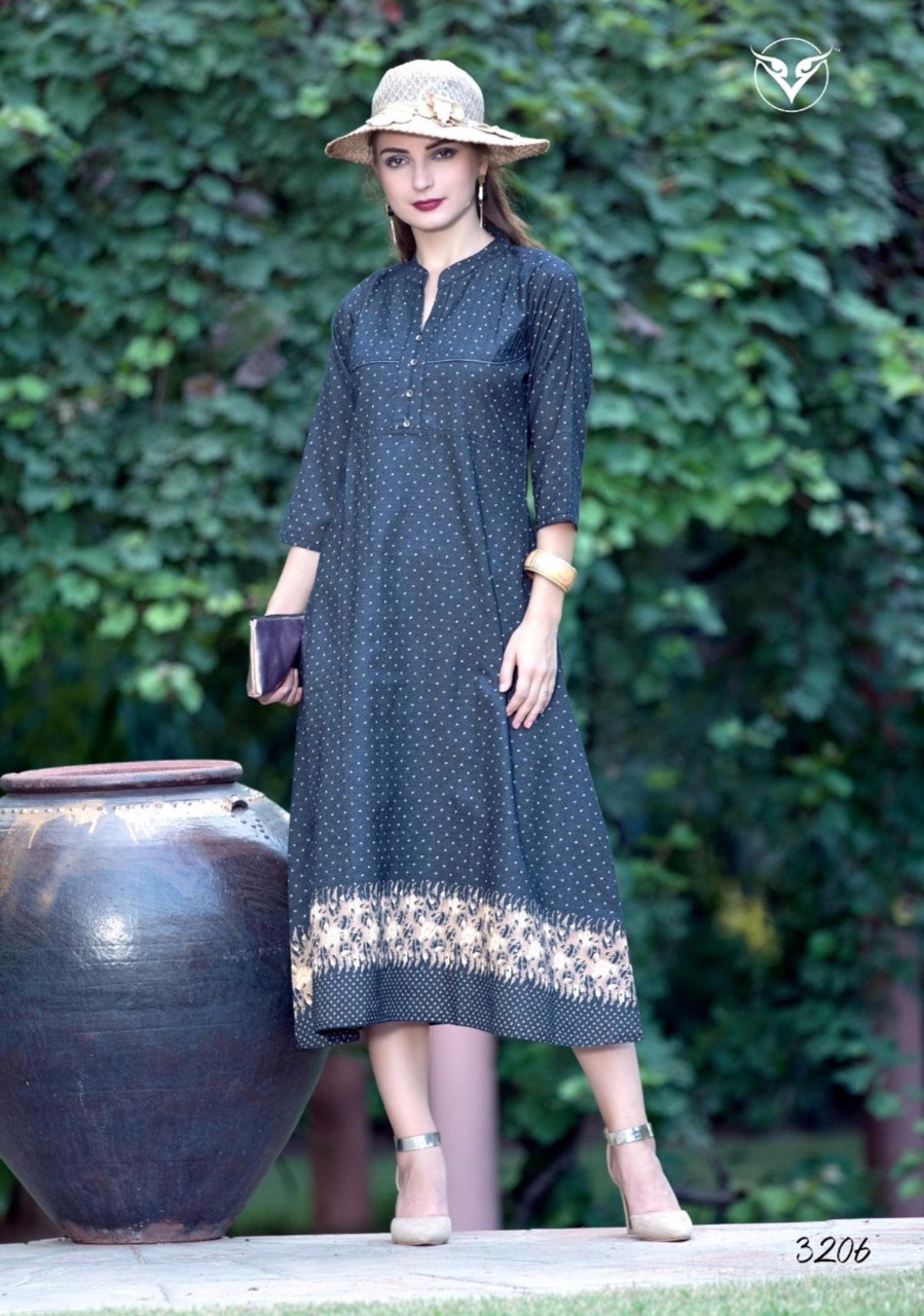 Denim Story By Vesh 3201 To 3208 Series Beautiful Colorful Stylish Fancy Casual Wear & Party Wear Denim Printed Kurtis At Wholesale Price