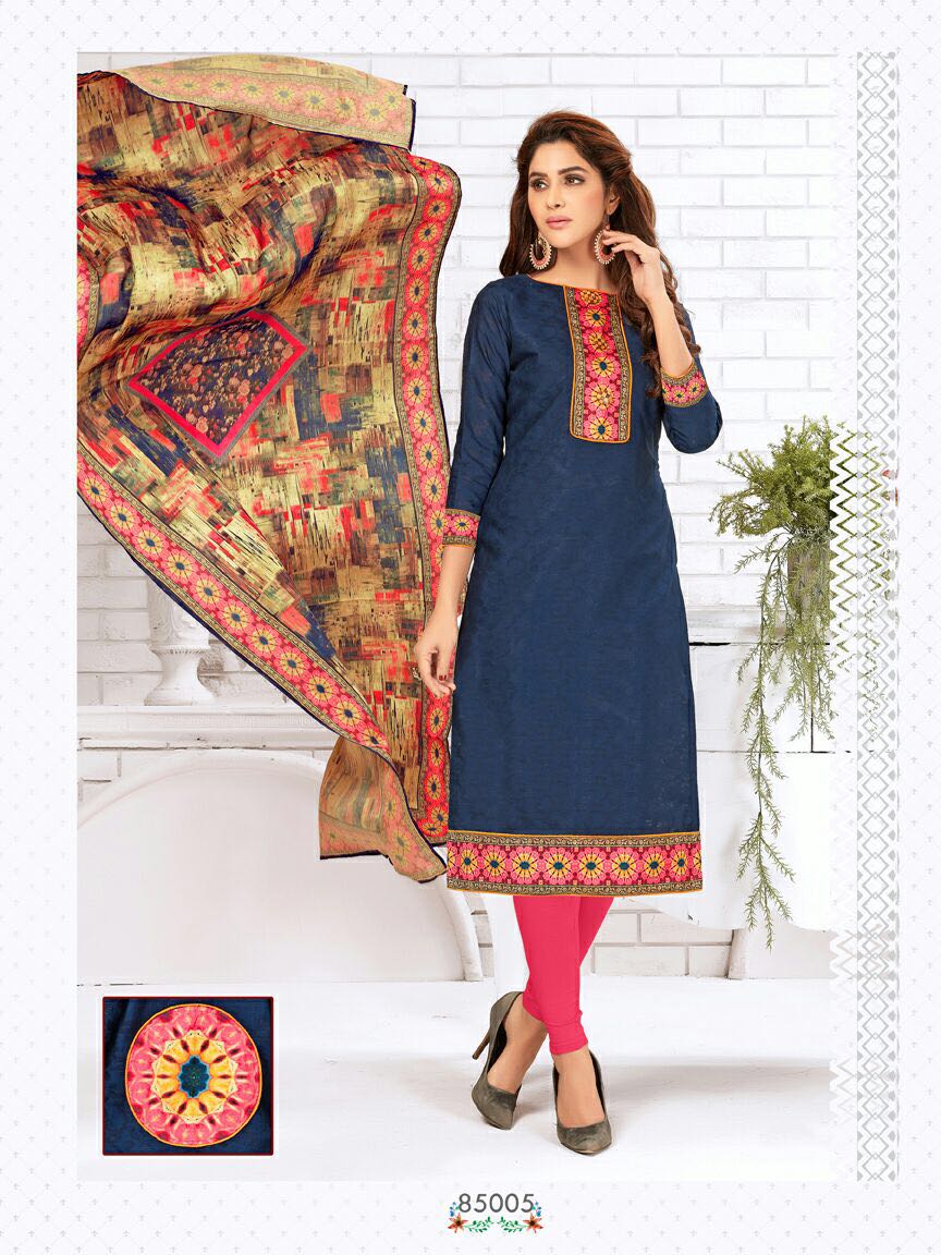 Digital World Vol-85 By B.g. Impex 85001 To 85010 Series Beautiful Colorful Stylish Fancy Casual Wear & Ethnic Wear Mumbai Jacquard Printed Dresses At Wholesale Price