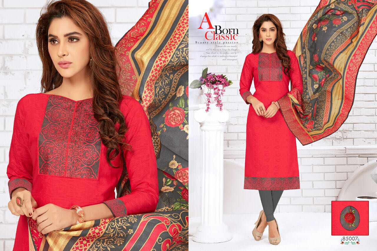 Digital World Vol-85 By B.g. Impex 85001 To 85010 Series Beautiful Colorful Stylish Fancy Casual Wear & Ethnic Wear Mumbai Jacquard Printed Dresses At Wholesale Price