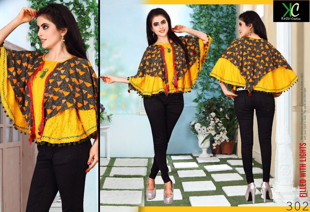 Fd Vol-12 By Nakshatra 301 To 306 Series Stylish Beautiful Fancy Colorful Party Wear & Ethnic Wear Rayon Printed Kurtis At Wholesale Price