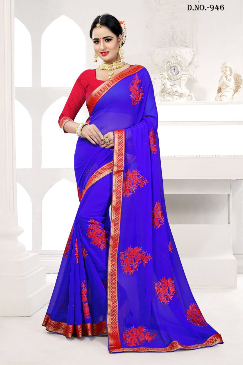Fiona By Nari Fahion 941 To 955 Series Designer Stylish Beautiful Colorful Traditional Wear Party Wear Georgette Sarees At Wholesale Price