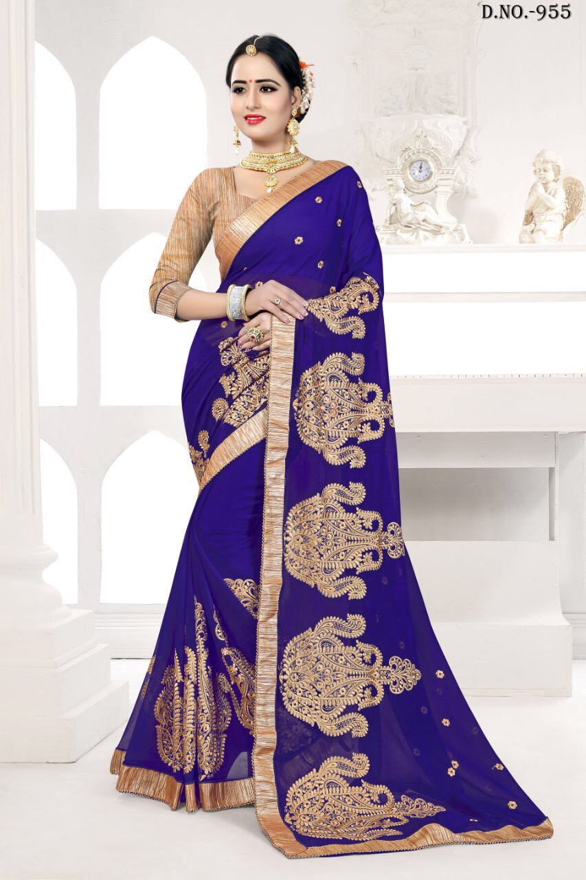 Fiona By Nari Fahion 941 To 955 Series Designer Stylish Beautiful Colorful Traditional Wear Party Wear Georgette Sarees At Wholesale Price