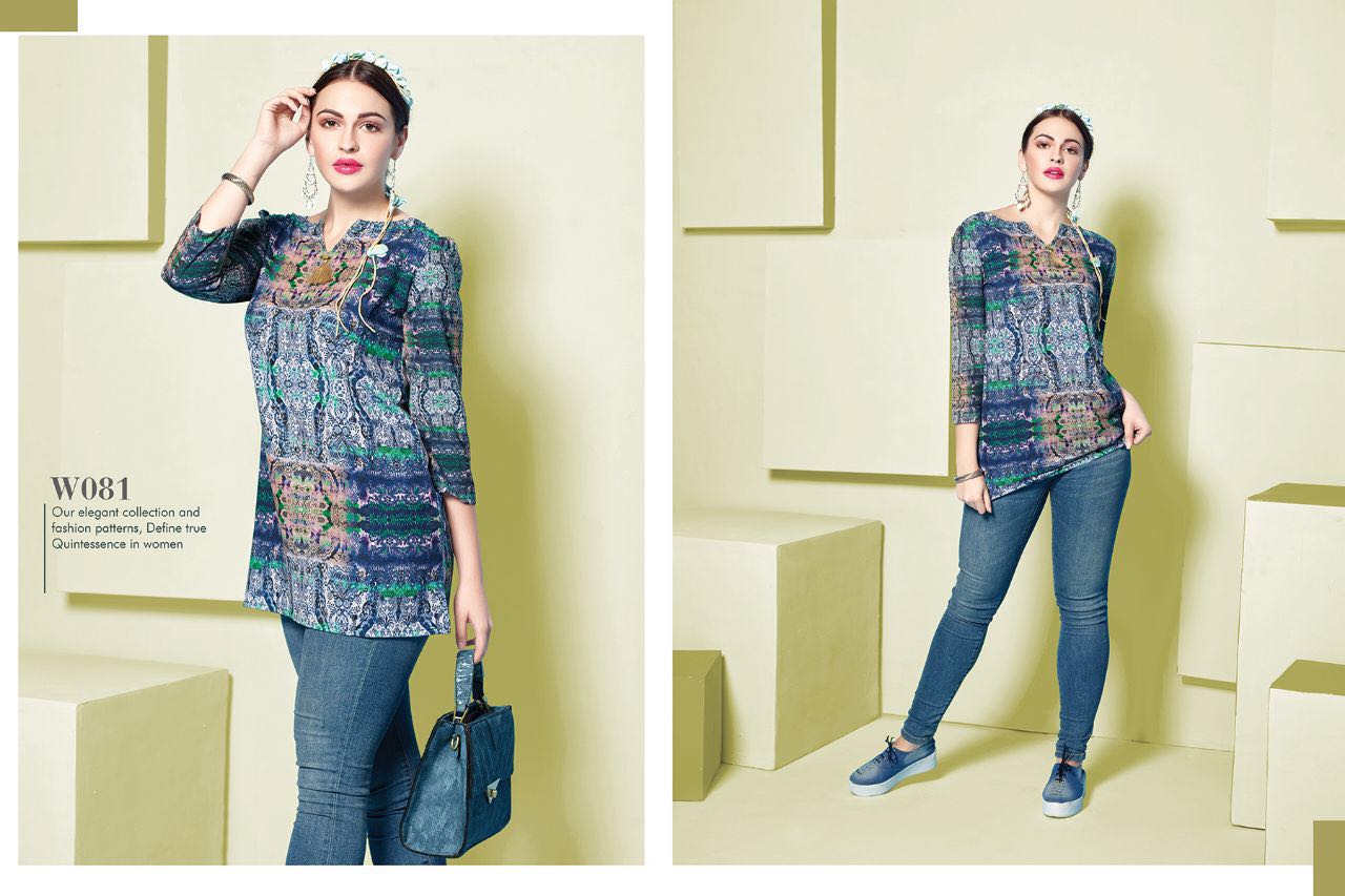Flair Vol-7 By Eternal 081 To 092 Series Beautiful Stylish Colorful Fancy Beautiful Party Wear & Ethnic Wear Superior Muslin Printed Tops/ Kurtis At Wholesale Price
