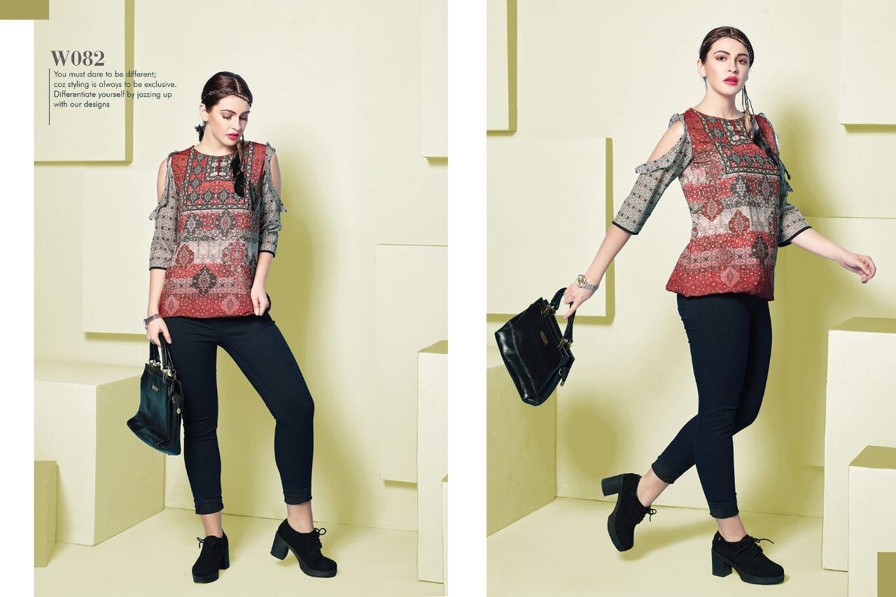 Flair Vol-7 By Eternal 081 To 092 Series Beautiful Stylish Colorful Fancy Beautiful Party Wear & Ethnic Wear Superior Muslin Printed Tops/ Kurtis At Wholesale Price