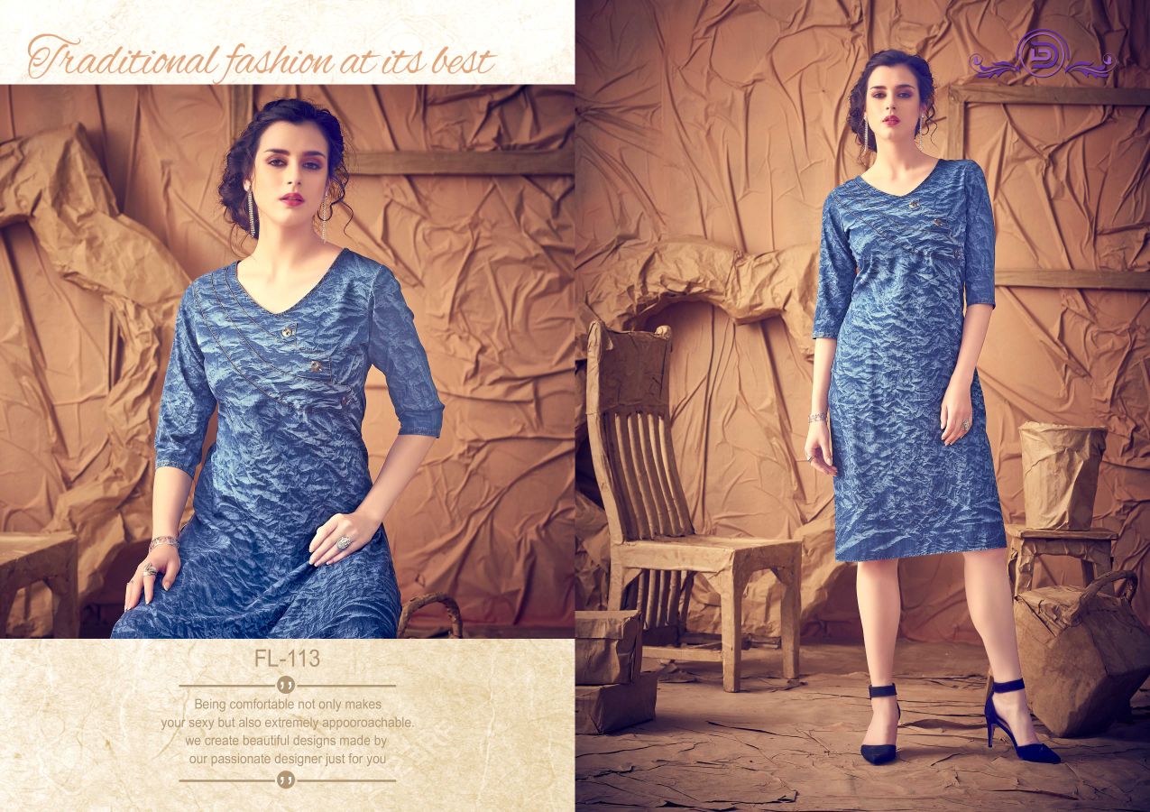 Flashy Vol-2 By Diva Designs 112 To 119 Series Stylish Beautiful Colorful Fancy Casual Wear & Ethnic Wear Rayon Printed Kurtis At Wholesale Price
