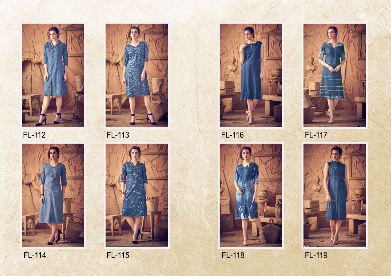 Flashy Vol-2 By Diva Designs 112 To 119 Series Stylish Beautiful Colorful Fancy Casual Wear & Ethnic Wear Rayon Printed Kurtis At Wholesale Price