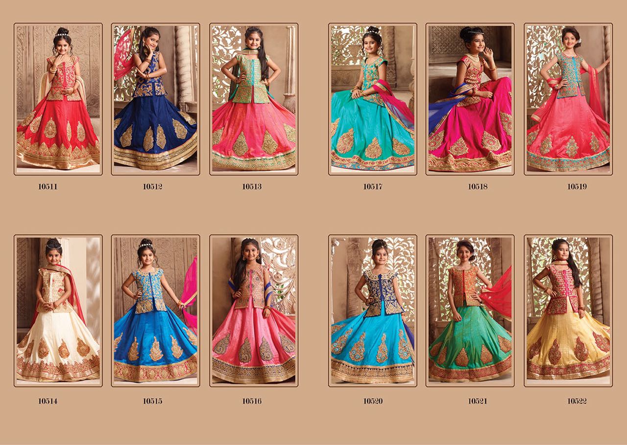 Fusion By Riddhoo Fashion 10511 To 10522 Series Beautiful Colorful Fancy Party Wear & Occasional Wear Georgette Lehengas At Wholesale Price