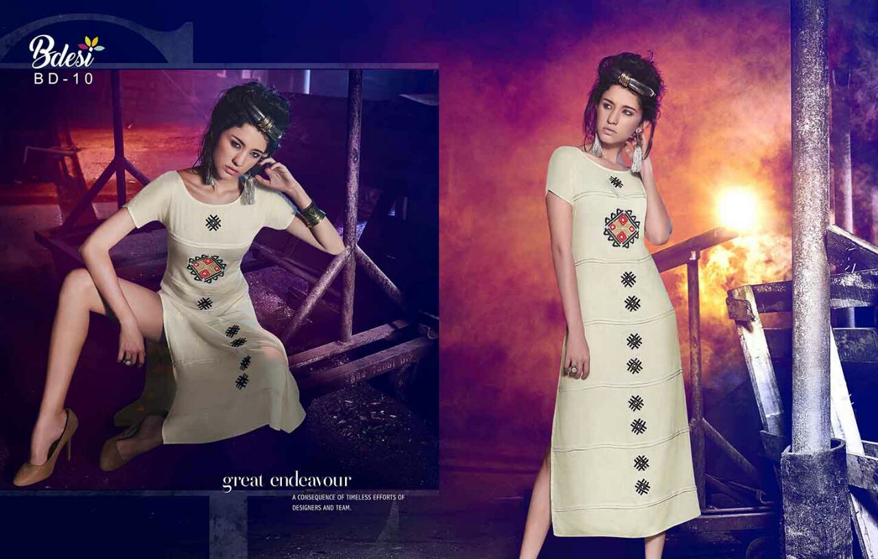 Fusion Craft By Vasanche 07 To 16 Western Beautiful Stylish Designer Embroidered Party Wear Rayon Kurtis At Wholesale Price