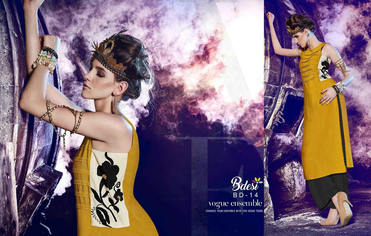 Fusion Craft By Vasanche 07 To 16 Western Beautiful Stylish Designer Embroidered Party Wear Rayon Kurtis At Wholesale Price