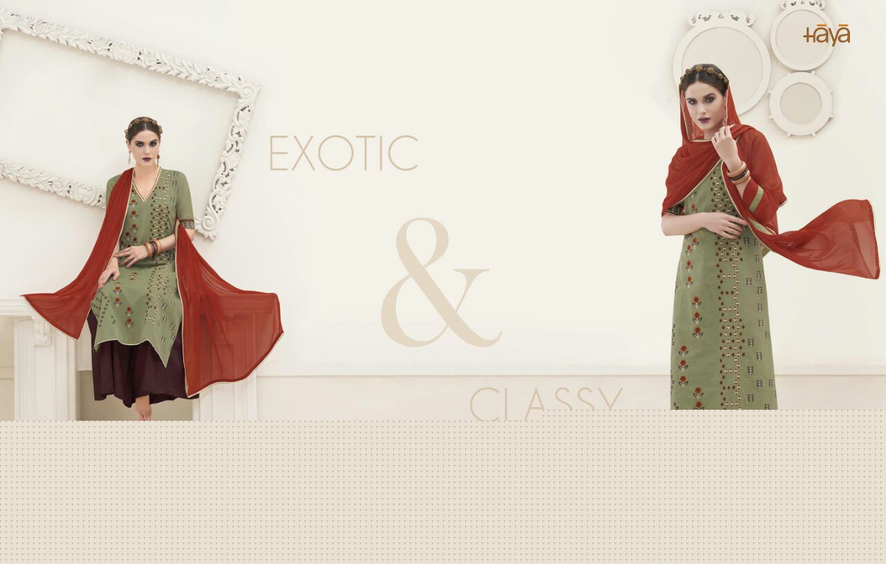 glam By Haya 5971 To 5982 Series Bollywood Beautiful Stylish Designer Floral Embroidered Party Wear Occasional Wear Pure Cotton Dresses At Wholesale Price