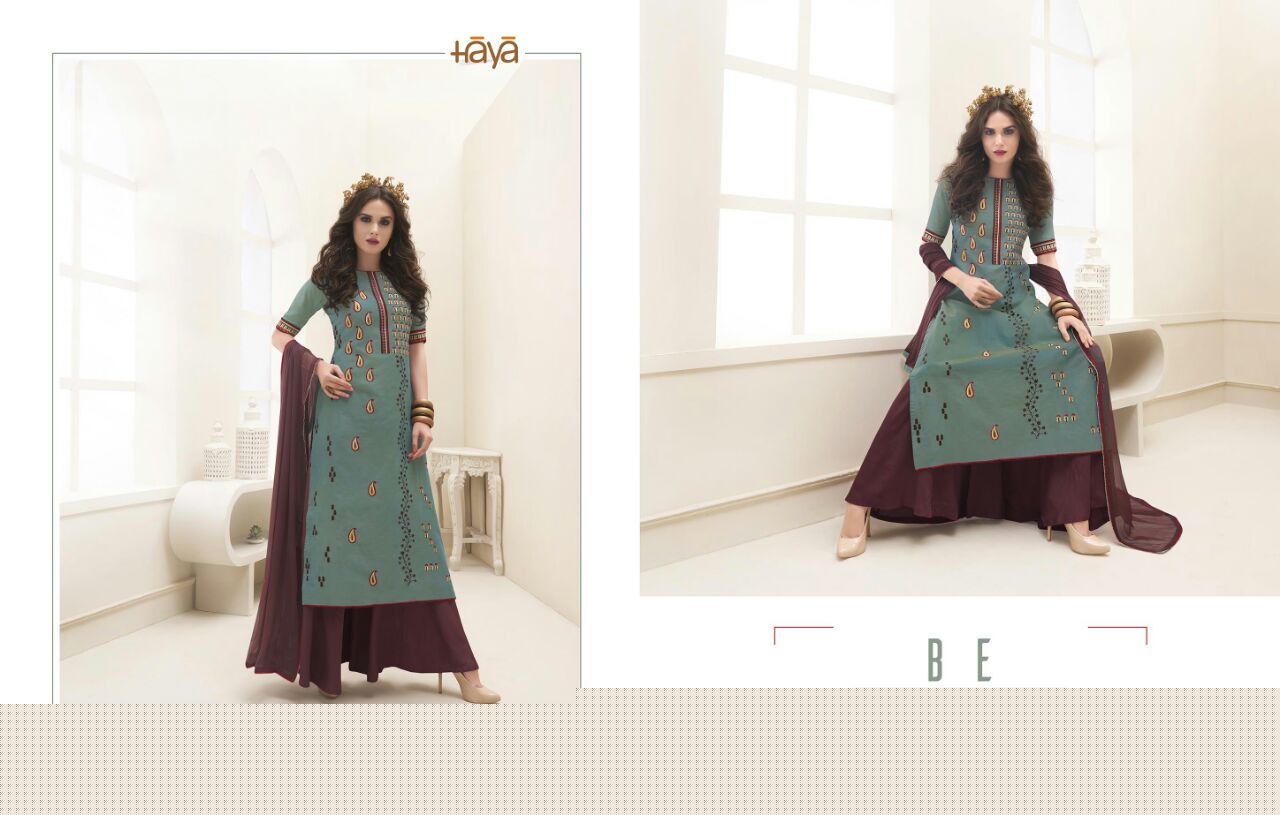 glam By Haya 5971 To 5982 Series Bollywood Beautiful Stylish Designer Floral Embroidered Party Wear Occasional Wear Pure Cotton Dresses At Wholesale Price