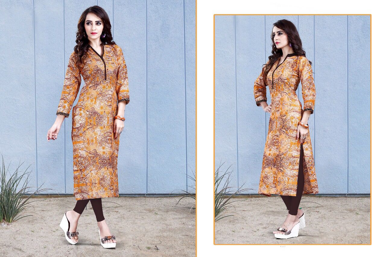Glorious By Jugnii 01 To 08 Series Beautiful Colorful Fancy Stylish Casual Wear & Ready To Wear Pure Cambric Cotton Printed Kurtis At Wholesale Price