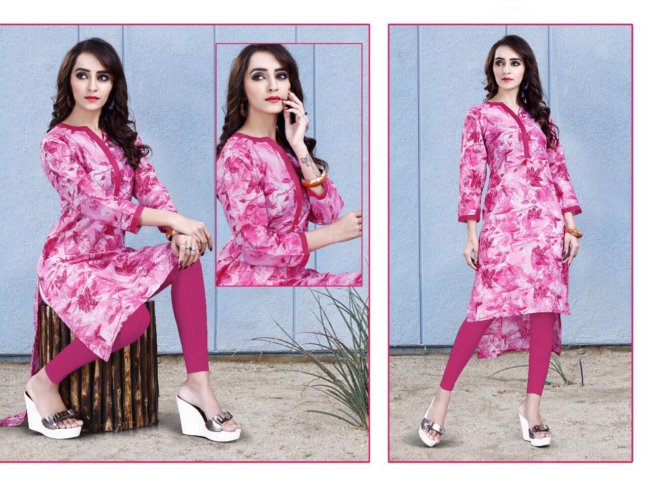 Glorious By Jugnii 01 To 08 Series Beautiful Colorful Fancy Stylish Casual Wear & Ready To Wear Pure Cambric Cotton Printed Kurtis At Wholesale Price