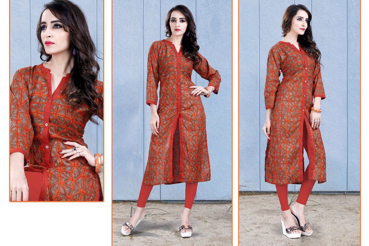 Glorious By Jugnii 01 To 08 Series Beautiful Colorful Fancy Stylish Casual Wear & Ready To Wear Pure Cambric Cotton Printed Kurtis At Wholesale Price