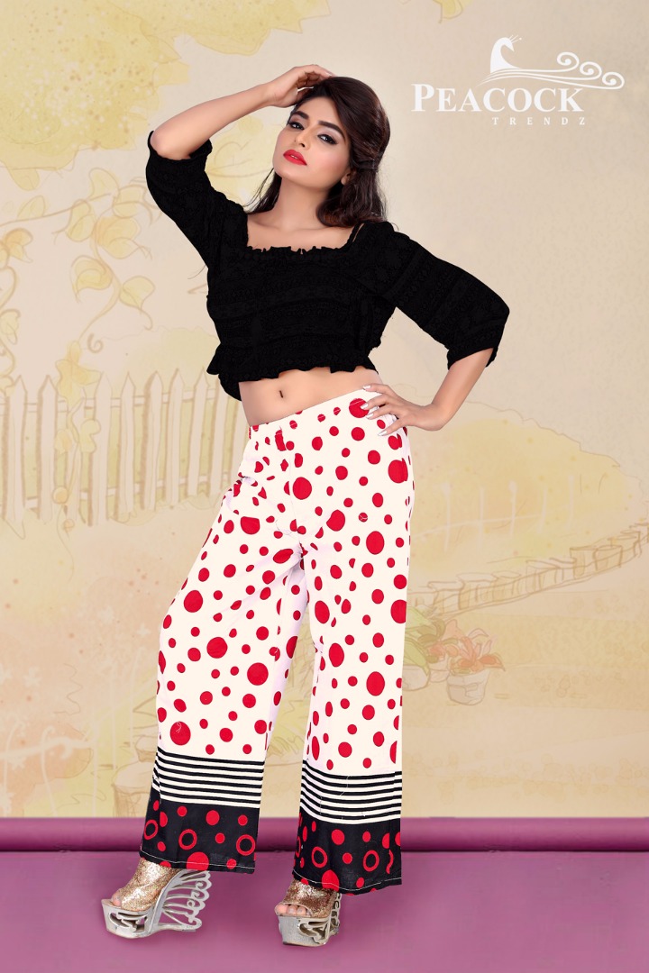 Glory Vol-1 By Peacock Trendz 01 To 12 Series Stylish Colorful Beautiful Fancy Casual Wear & Ethnic Wear Cotton Printed Palazzos At Wholesale Price