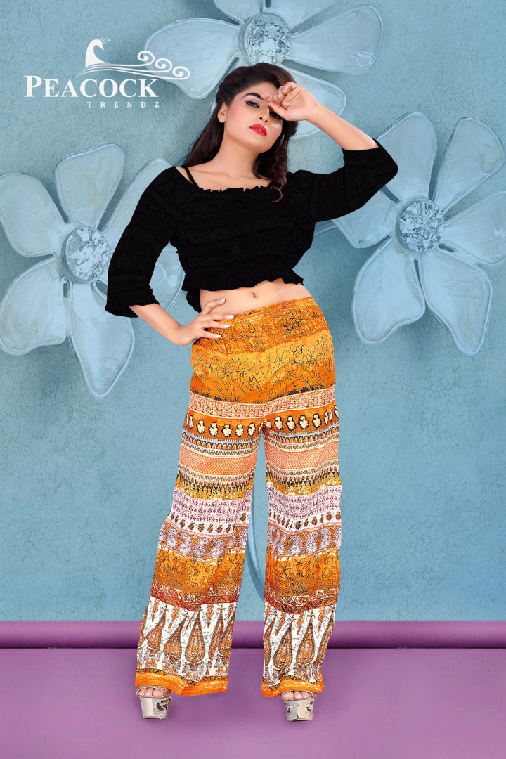 Glory Vol-2 By Peacock Trendz 01 To 15 Series Stylish Colorful Beautiful Fancy Casual Wear & Ethnic Wear Heavy Rayon Printed Palazzos At Wholesale Price