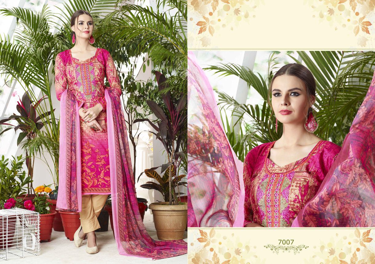Gulaal Vol-3 By Aayesha Arts 7001 To 7008 Series Beautiful Stylish Colorful Fancy Pakistani Party Wear & Ethnic Wear Pure Cambric Dresses At Wholesale Price