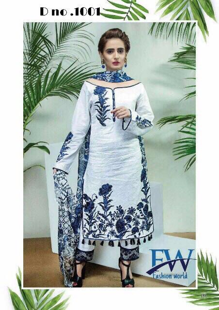 Haya Emaan Nx By Fashid Wholesale Beautiful Pakistani Suits Fully Embroidered Work Colorful Party Wear & Ethnic Wear Pure Cotton Dresses At Wholesale Price