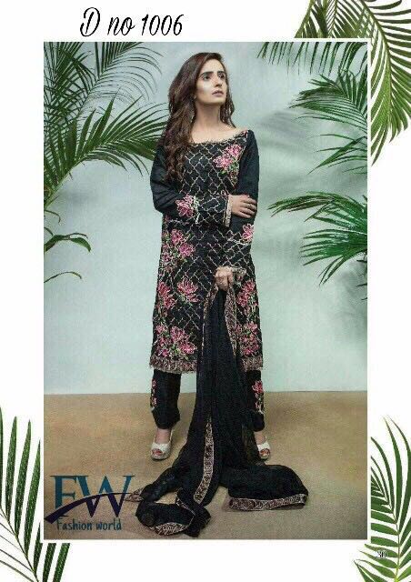 Haya Emaan Nx By Fashid Wholesale Beautiful Pakistani Suits Fully Embroidered Work Colorful Party Wear & Ethnic Wear Pure Cotton Dresses At Wholesale Price