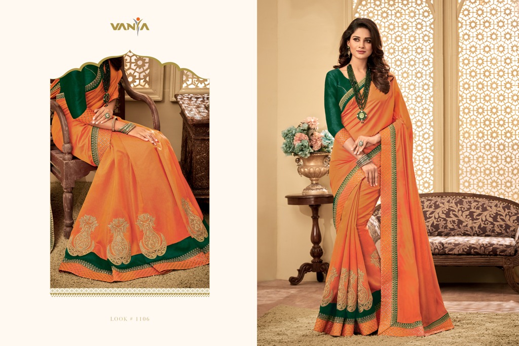 High Resolution By Vanya 1101 To 1118 Series Designer Stylish Beautiful Fancy Colorful Party Wear & Occasional Wear Silk Sarees At Wholesale Price
