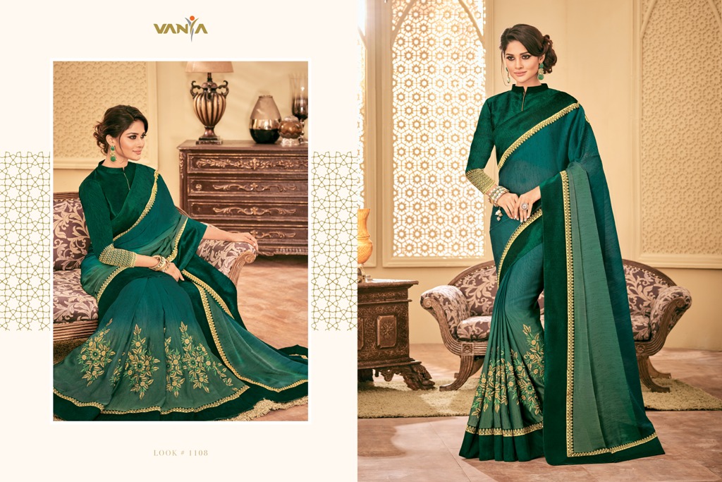 High Resolution By Vanya 1101 To 1118 Series Designer Stylish Beautiful Fancy Colorful Party Wear & Occasional Wear Silk Sarees At Wholesale Price