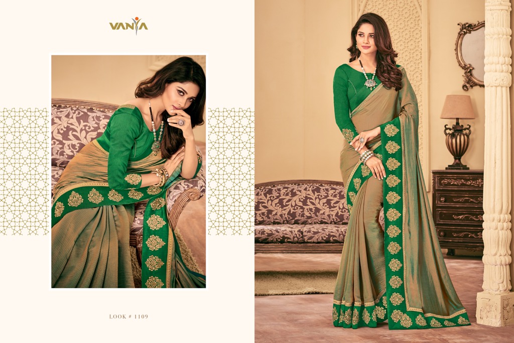 High Resolution By Vanya 1101 To 1118 Series Designer Stylish Beautiful Fancy Colorful Party Wear & Occasional Wear Silk Sarees At Wholesale Price