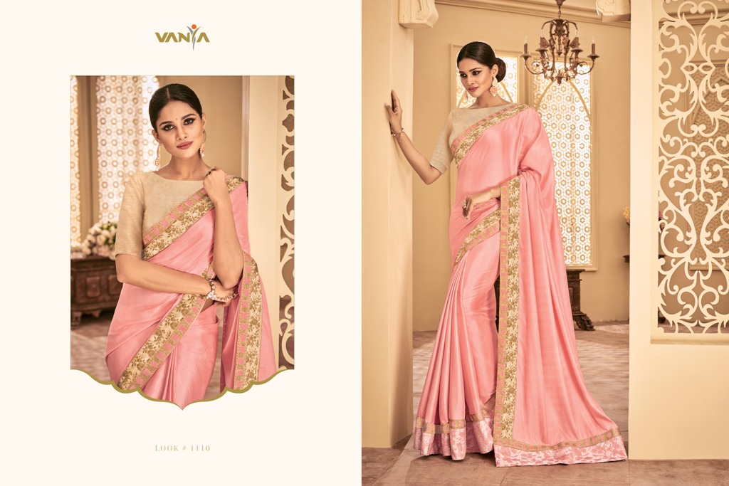 High Resolution By Vanya 1101 To 1118 Series Designer Stylish Beautiful Fancy Colorful Party Wear & Occasional Wear Silk Sarees At Wholesale Price