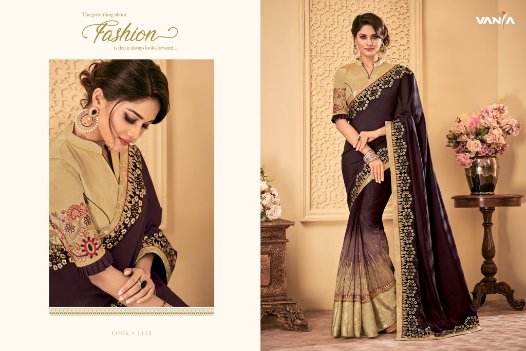 High Resolution By Vanya 1101 To 1118 Series Designer Stylish Beautiful Fancy Colorful Party Wear & Occasional Wear Silk Sarees At Wholesale Price