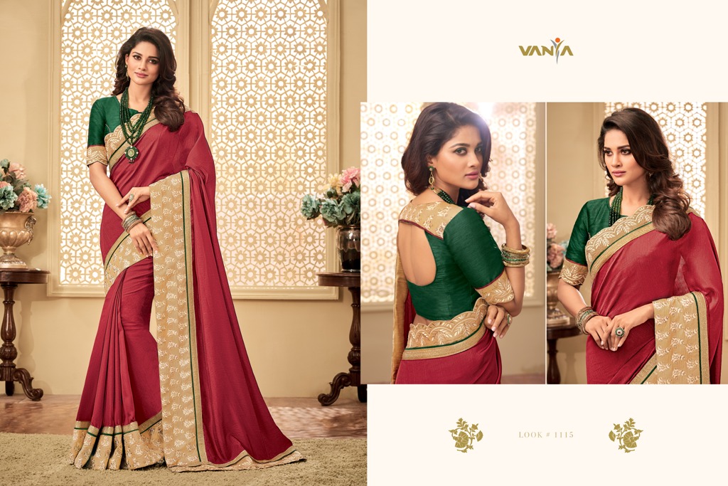 High Resolution By Vanya 1101 To 1118 Series Designer Stylish Beautiful Fancy Colorful Party Wear & Occasional Wear Silk Sarees At Wholesale Price