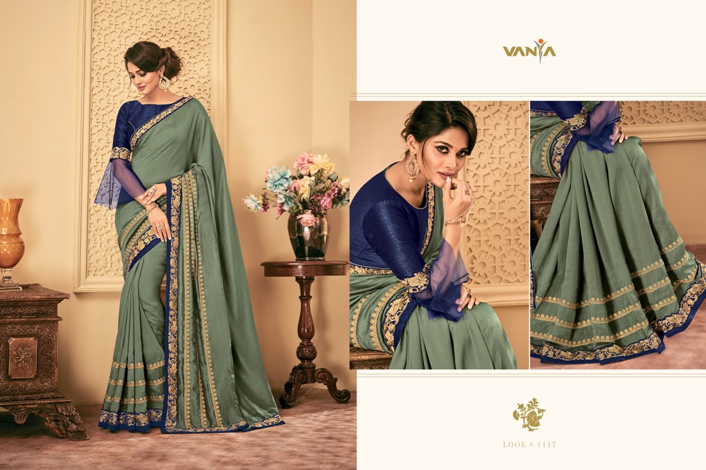 High Resolution By Vanya 1101 To 1118 Series Designer Stylish Beautiful Fancy Colorful Party Wear & Occasional Wear Silk Sarees At Wholesale Price