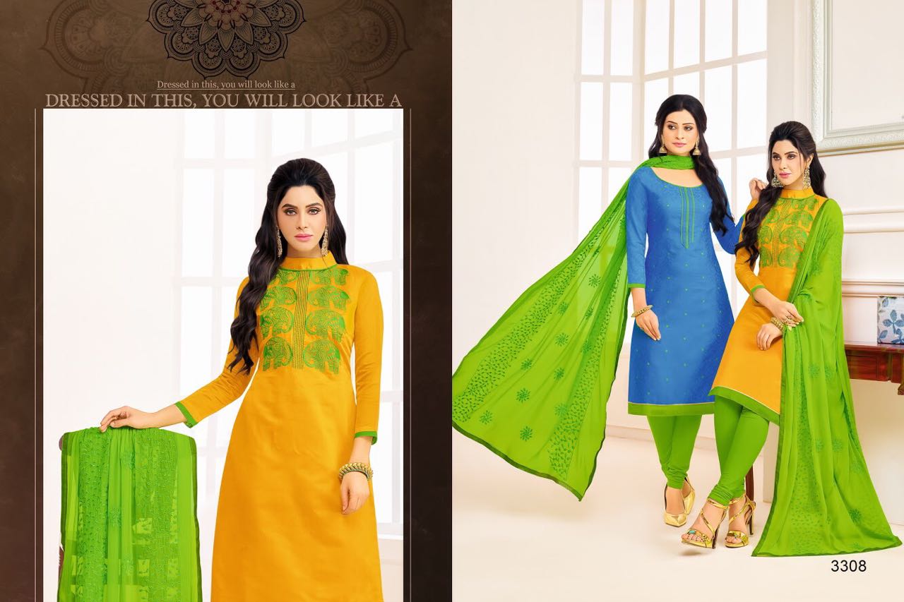 Hum Tum Vol-5 By Rr Fashion 3301 To 3312 Series Indian Beautiful Colorful Two Tops Concept Fancy Party Wear & Occasional Wear Cotton Jacquard & Chanderi Work Dresses At Wholesale Price