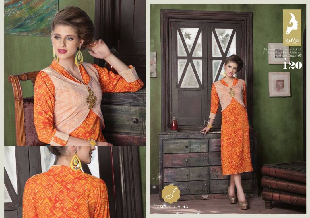 I20 01 To 12 Series By Kaya Beautiful Colorful Stylish Fancy Party Wear Occasional Wear Casual Wear Printed Kurti At Wholesale Price